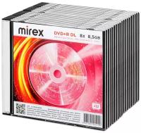 Диск Mirex DVD+R DL 8,5Gb 8x slim, упаковка 20 шт