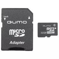 Карта памяти MicroSD 32Гб QUMO QM32GMICSDHC10U1