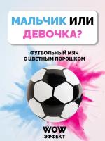 Набор для Гендер Пати - пластиковый футбольный мяч с краской / Мальчик или Девочка