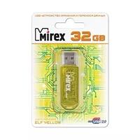 USB-накопитель Mirex 32GB, USB 2.0 (жёлтый)