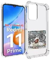 Чехол MyPads 50 Cent - The Payback для Xiaomi Redmi 11 Prime 4G задняя-панель-накладка-бампер