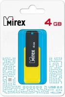 Флешка USB Flash Drive MIREX CITY YELLOW 4GB