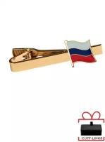Зажим для галстука Флаг России CUFF-LINKS