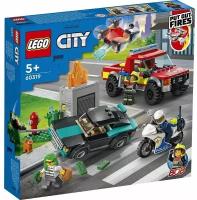 Конструктор Lego City Пожарная бригада и полицейская погоня 60319