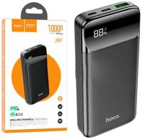 Внешний аккумулятор (Power Bank) Hoco J89 для 10000mAh (20W, QC3.0, PD, MicroUSB, Type-C) (черный)