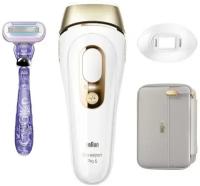 Фотоэпилятор Braun PL5157 Silk-expert IPL Pro 5, белый/золотистый