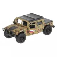 Внедорожник ТЕХНОПАРК Hummer H1 Военный (SB-18-09-H1-M(GY)-WB), 12 см, бежевый