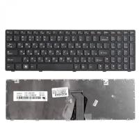 Keyboard / Клавиатура для ноутбука Lenovo IdeaPad G580, G585, Z580, Z580A, Z585, Z780, черная с рамкой, гор. Enter ZeepDeep