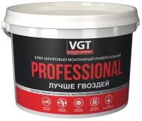 Клей монтажный универсальный акриловый VGT Professional Лучше Гвоздей белый (3кг)