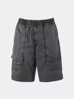 Шорты JUUN.J E-Band Flap Short Pants Gray, Серый, L