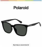 Солнцезащитные очки Polaroid Polaroid PLD 6154/F/S 08A M9 PLD 6154/F/S 08A M9, черный