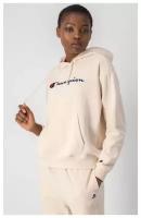 Худи Champion. Hooded Sweatshirt 114919-YS015 женское, цвет бежевый, размер XS