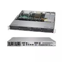 Сервер Supermicro SuperServer 5018R-MR без процессора/без ОЗУ/без накопителей/количество отсеков 3.5" hot swap: 4/2 x 400 Вт