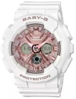 Наручные часы CASIO Baby-G, розовый, белый