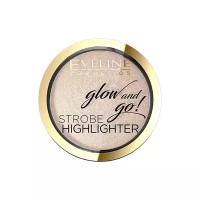 EVELINE Хайлайтер Glow And Go! запеченный, 8,5 г, 01 Сhampagne