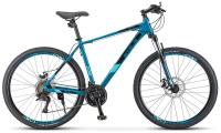 Горный (MTB) велосипед STELS Navigator-720 MD 27.5 V010 (2021) темный/чирок 17" (требует финальной сборки)