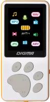 MP3 плеер Digma S4 flash 8ГБ белый/оранжевый