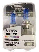 Газонаполненные лампы SPECTRAS Xenon 5000K H4 12V 65/75W, комплект 2+2 (T-10) шт