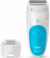 Эпилятор BRAUN S5 SES 5-605 белый/голубой