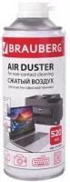 Баллон со сжатым воздухом Brauberg для очистки техники 520 мл, 513287