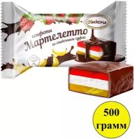 Конфеты Акконд Мартелетто клубника, банан, сливки, 500 г