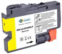 Картридж струйный G&G GG-LC3239XLY желтый (52мл) для Brother HL-J6000DW/J6100DW