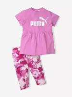 Комплект детский, Puma Minicats Dress, детский, размер 62; розовый