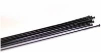 Спицы велосипедные прямые Pillar Spoke PSR TB 2.2-1.8-2.0 x 278 mm Straight Pull + Black oxide, 18 штук