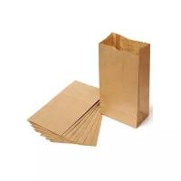 Пакет бумажный (240*140*400) коричневый с дном, 100 шт