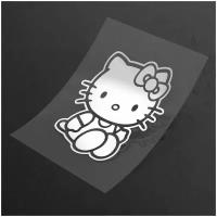Наклейка Hello Kitty 20x18 см Белая