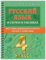 Русский язык в схемах и таблицах. Все темы школьного курса 4 класса с тестами.. Узорова О.В