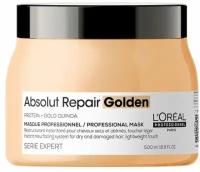 L′Oreal Professionnel Absolut Repair Golden Professional Mask (Золотая маска для интенсивного восстановления очень поврежденных волос), 500 мл
