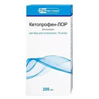 Кетопрофен-ЛОР р-р д/полоск., 16 мг/мл, 200 мл