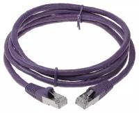 Патч-корд ACD-LPS6AZ-50P (ACD-LPS6AZ-50P) Cat6a SSTP 26AWG 4Pair, CU, LSZH, Пурпурный, 5м