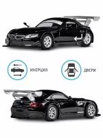 Легковой автомобиль Автопанорама BMW Z4 GT3 JB1200132 1:38, 11 см, черный