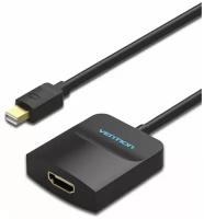 Адаптер-переходник Vention mini DisplayPort 20M > HDMI F (чёрный)