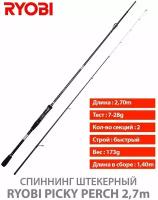 Спиннинг штекерный Ryobi PICKY PERCH RSPP90M 07-28g 2,70m