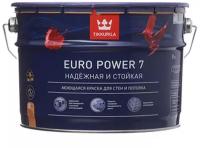 Краска моющаяся для стен и потолков Euro Power-7 TIKKURILA 2,7л бесцветный (база С)