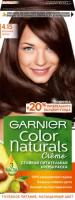 Крем-краска для волос Garnier Color Naturals с 3 маслами, тон 4.15, Морозный каштан