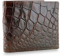 Тонкий кошелек Exotic Leather из кожи крокодила