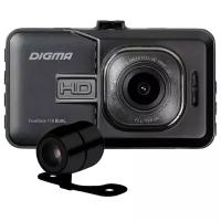 Видеорегистратор DIGMA FreeDrive 118 DUAL, 2 камеры, черный