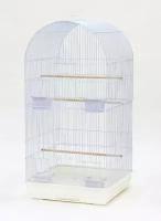 Клетка для птиц Golden cage 901, размер 47х47х92 см, эмаль, цвет белый