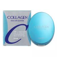 Enough Кушон тональный увлажняющий с коллагеном 21 тон Enough Collagen Aqua Air Cushion SPF 50+ PA+++ 15гр