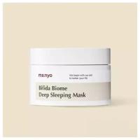 Manyo Factory, ночная маска, с пробиотиками, PHA/LHA, с кислотами, Bifida Biome Deep Sleeping Mask (100ml)