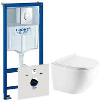 Сэт: инсталляция Grohe 38750001 + Унитаз подвесной Azario AZ-0046N Azario Gardo