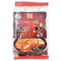 Jin Yang Food Co / Морская капуста сушеная обжаренная "Саккурам" с кимчи