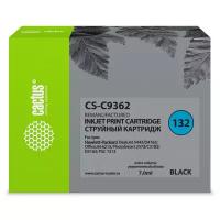 Картридж Cactus CS-C9362 №132 черный, для HP DJ 5443/D4163/DJ 6215/PS 2573/C3183/D5163/PSC 1513