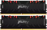 Модуль памяти DIMM 32Gb 2х16Gb DDR4 PC25600 3200MHz Kingston Fury Renegade RGB Black (KF432C16RB1AK2/32)