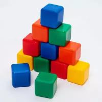 Соломон Набор цветных кубиков, 12 штук, 4 х 4 см