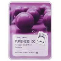 TONYMOLY PURENESS 100 Collagen Mask Sheet Очищающая тканевая маска для лица с коллагеном 21мл